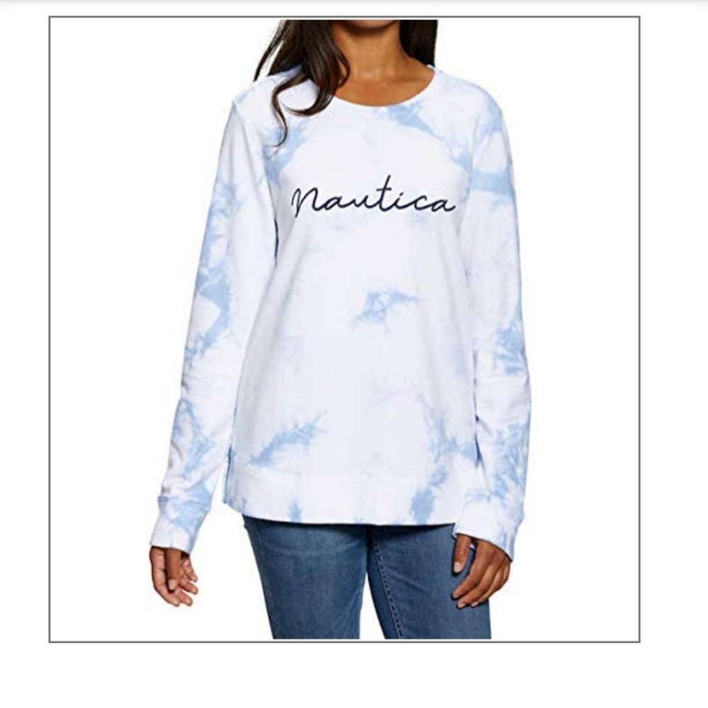 Nautical Women's Long Sleeve Crewneck Pullover